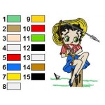 Betty Boop 31 Embroidery Design